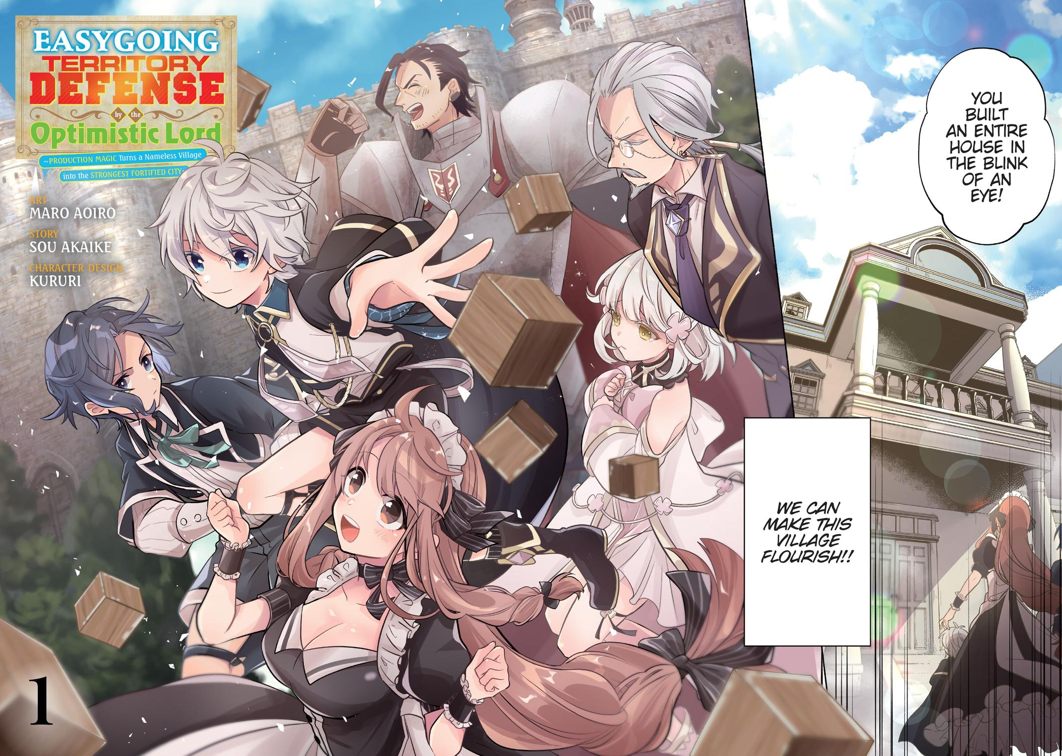 Easygoing Territory Defense by the Optimistic Lord: Production Magic Turns a Nameless Village into the Strongest Fortified City Chapter 1.1 page 3 - 