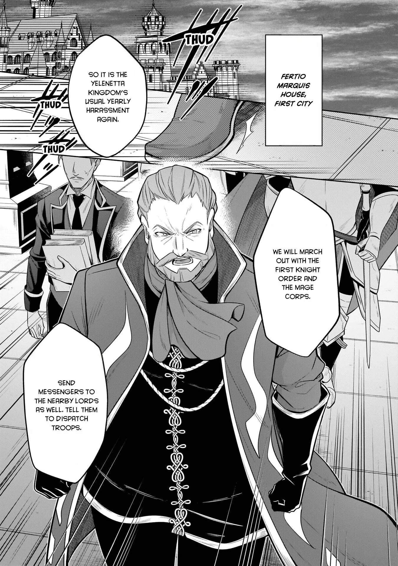 Easygoing Territory Defense by the Optimistic Lord: Production Magic Turns a Nameless Village into the Strongest Fortified City Chapter 37 page 1 - 