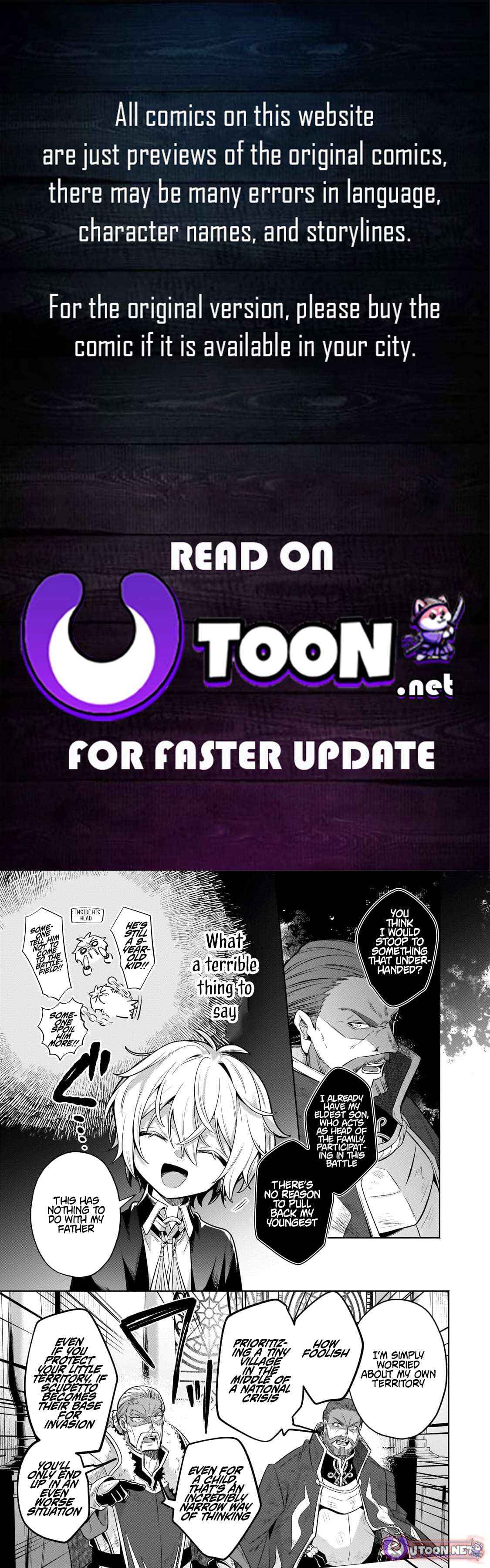 Easygoing Territory Defense by the Optimistic Lord: Production Magic Turns a Nameless Village into the Strongest Fortified City Chapter 42.2 page 1 - 