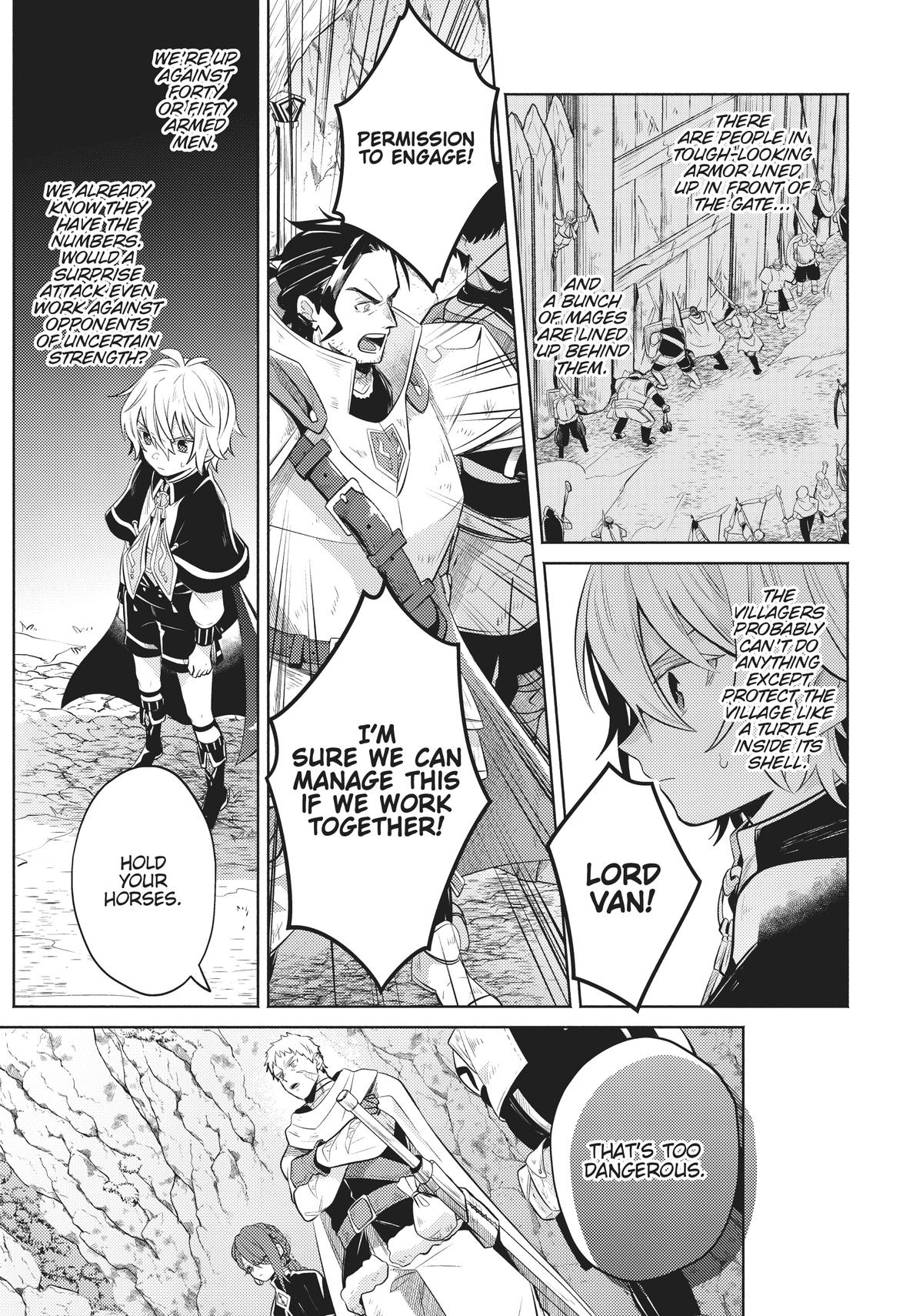 Easygoing Territory Defense by the Optimistic Lord: Production Magic Turns a Nameless Village into the Strongest Fortified City Chapter 5.2 page 3 - 