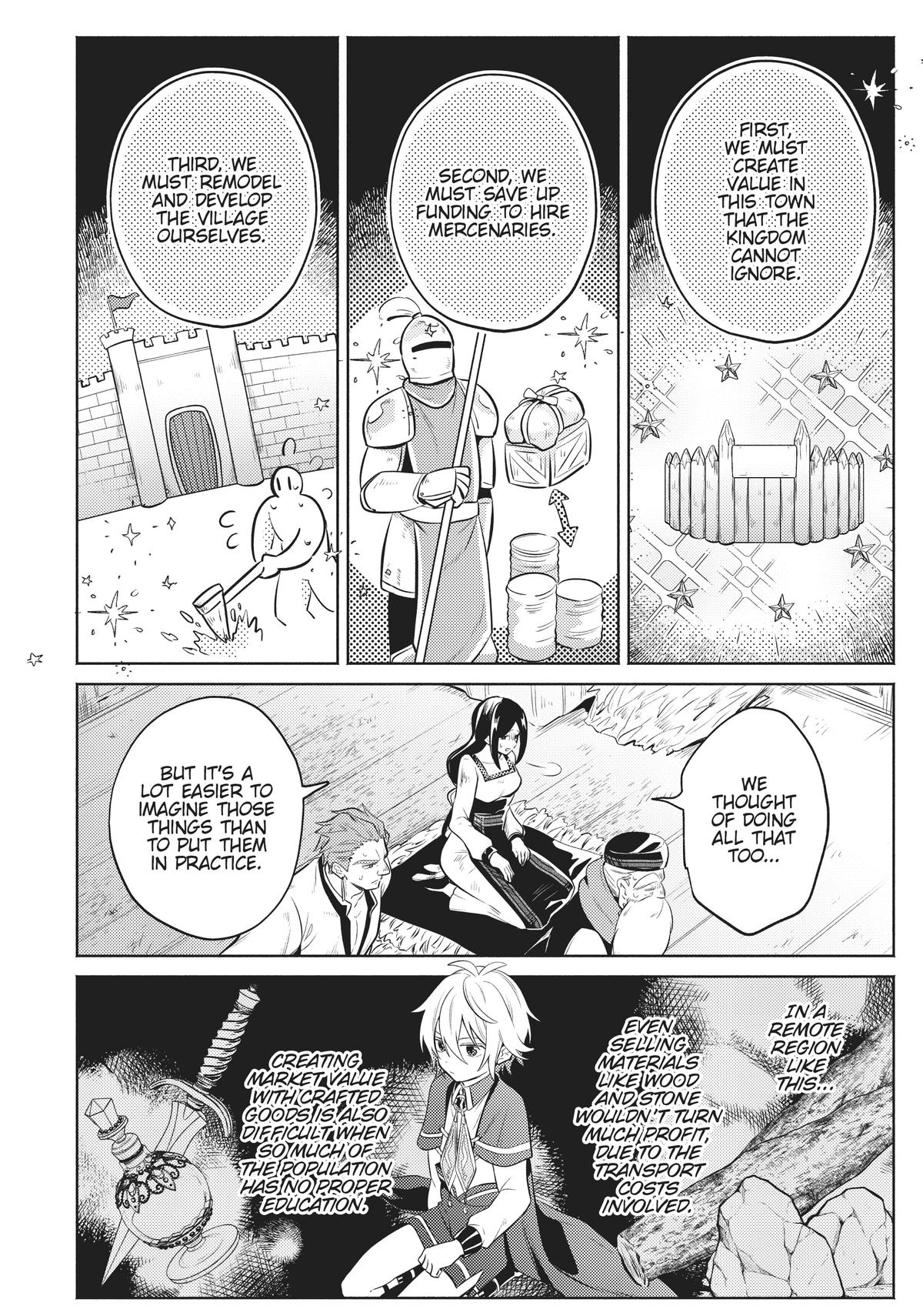 Easygoing Territory Defense by the Optimistic Lord: Production Magic Turns a Nameless Village into the Strongest Fortified City Chapter 7.1 page 13 - 