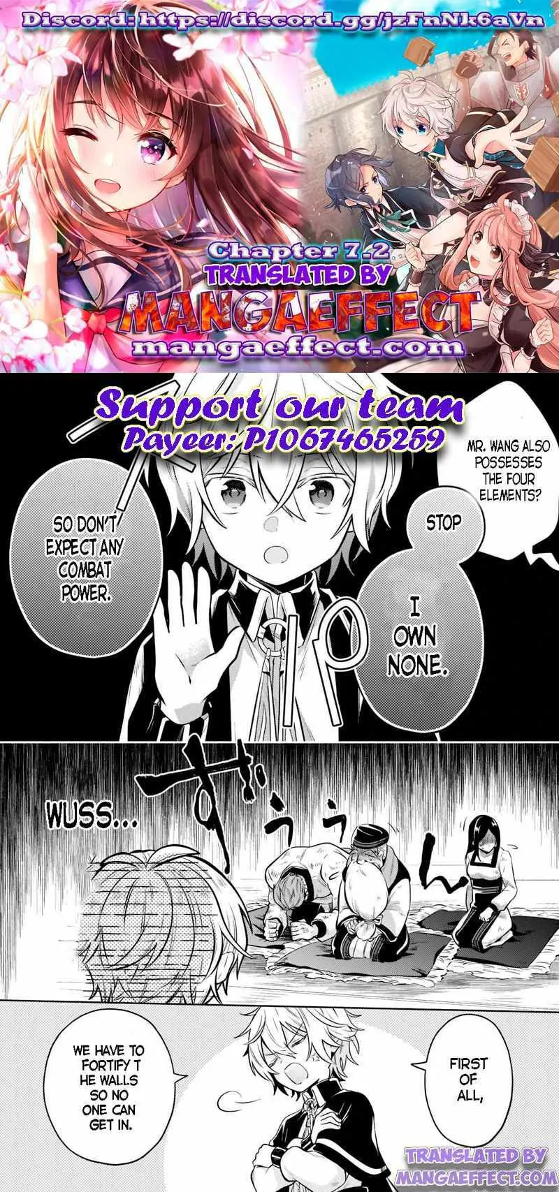 Easygoing Territory Defense by the Optimistic Lord: Production Magic Turns a Nameless Village into the Strongest Fortified City Chapter 7.2 page 1 - 