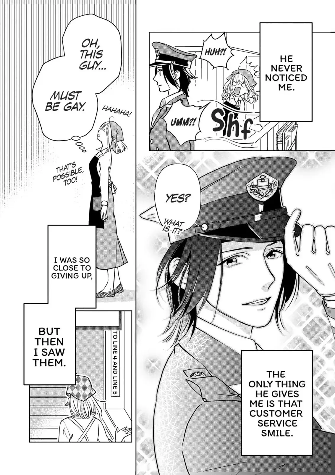 Ekikoi: The Young Miss Falls for the Station Attendant Chapter 8 page 12 - 