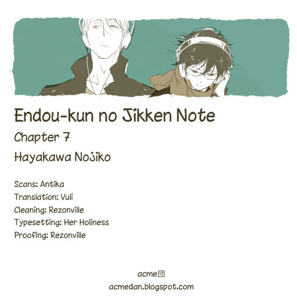 Endou-kun no Jikken Note Chapter 7 page 1 - 