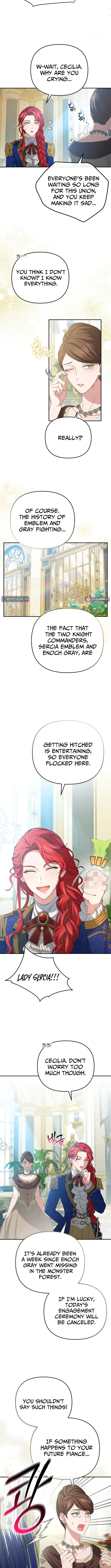 Enemies Meet at the Engagement Ceremony Chapter 1 page 6 - 