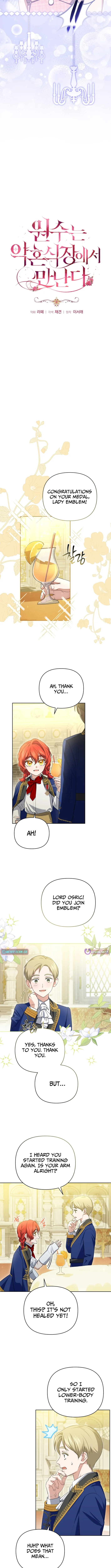 Enemies Meet at the Engagement Ceremony Chapter 15 page 6 - 