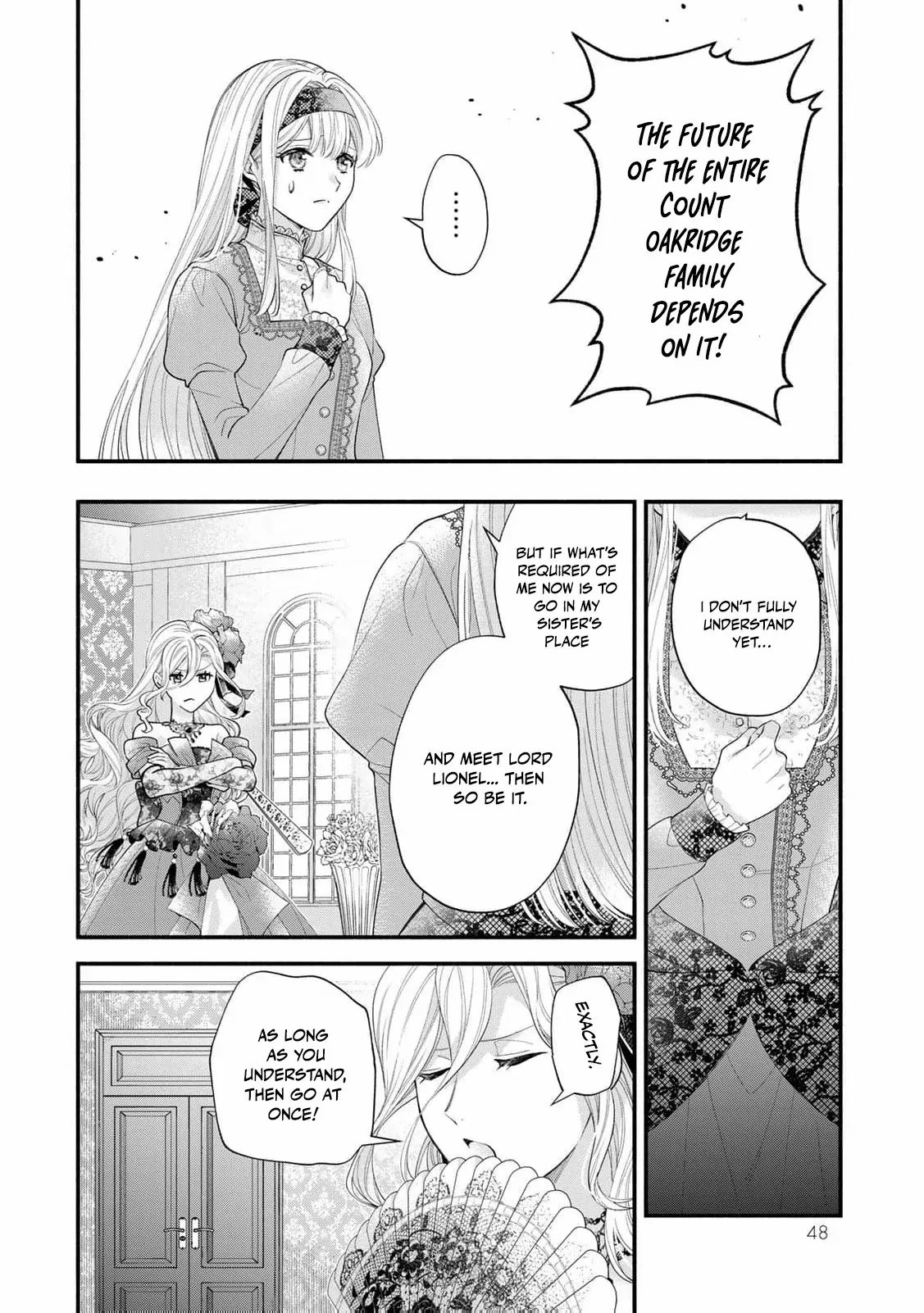 Engaged to a Dying Marquis in My Sister’s Place Chapter 1 page 50 - 