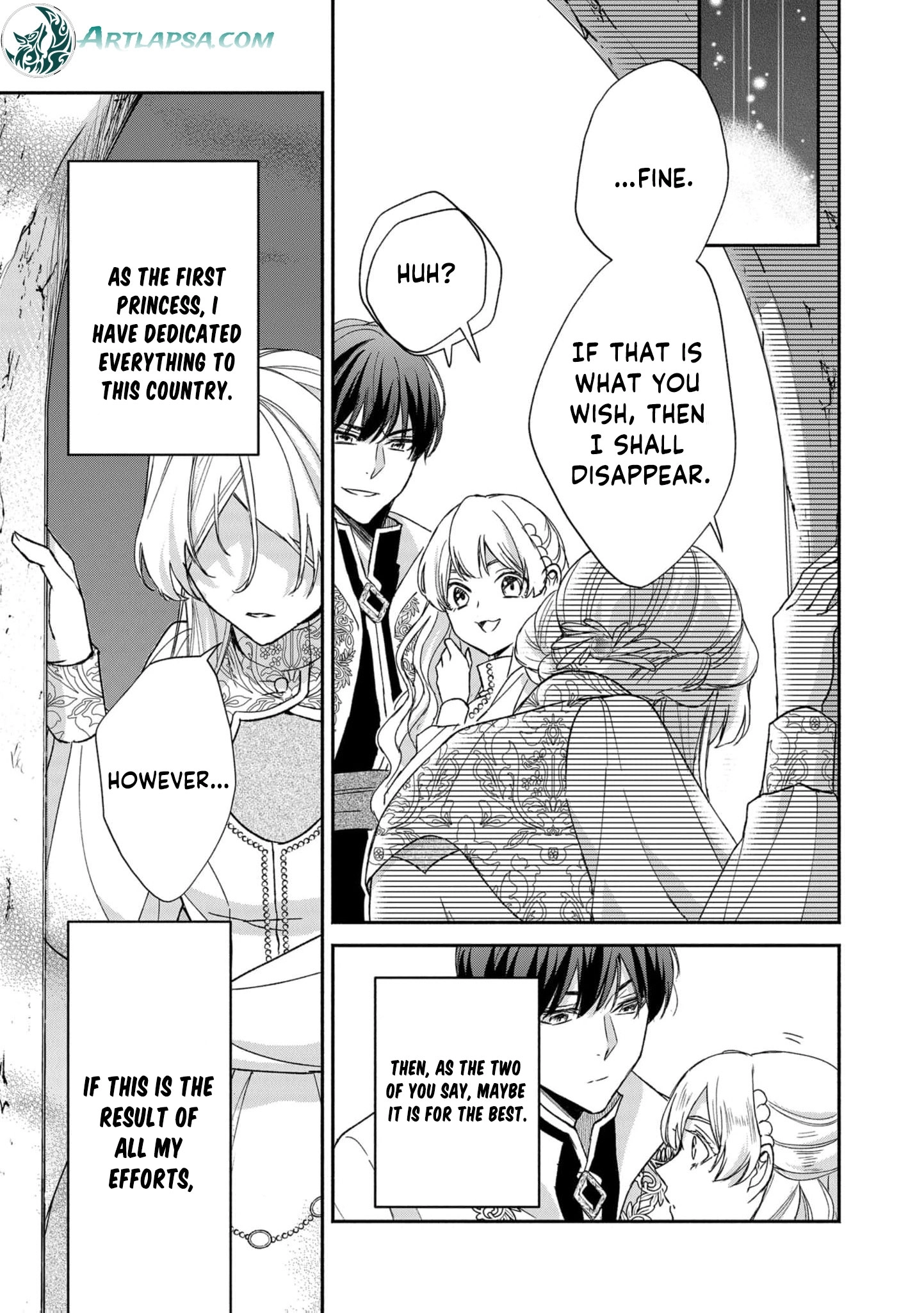 Eraba Renakatta Oujo wa, Tegami wo Nokoshite Kieru Koto ni Shita Chapter 1 page 17 - 
