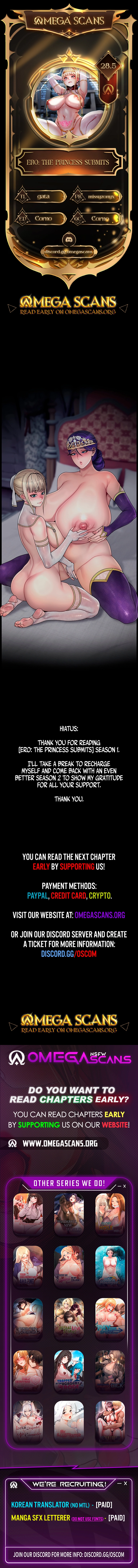 Ero: The Princess Submits Chapter 28.5 page 1 - 