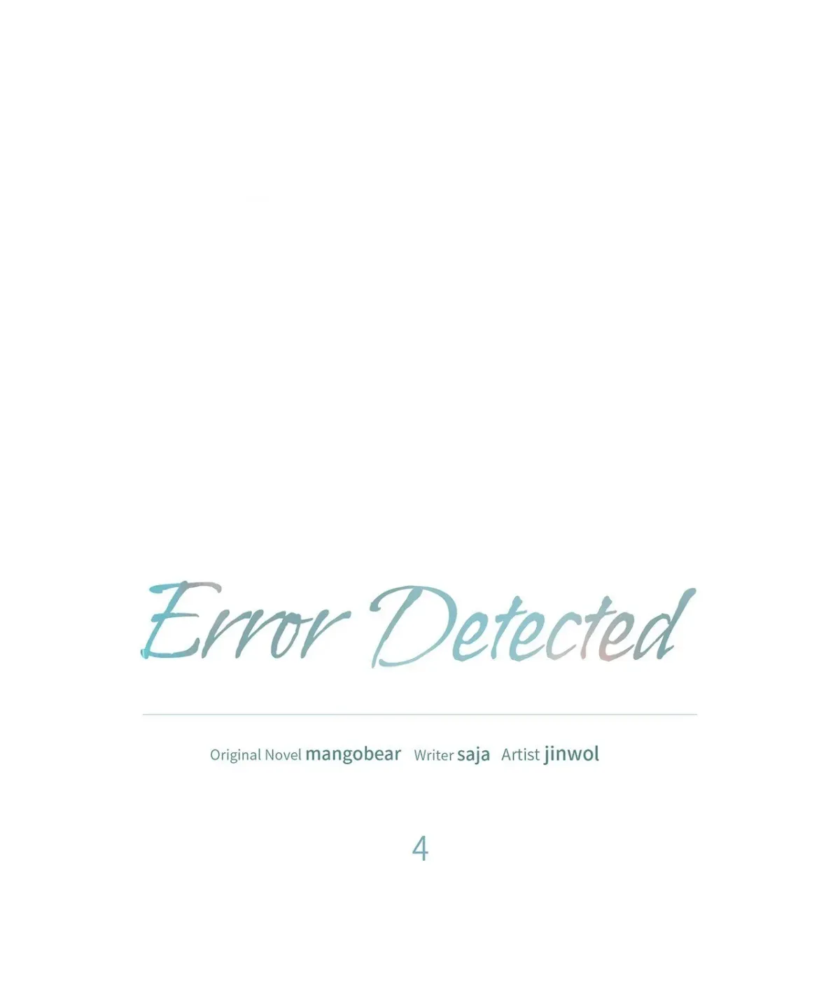 Error Detected Chapter 4 page 1 - 