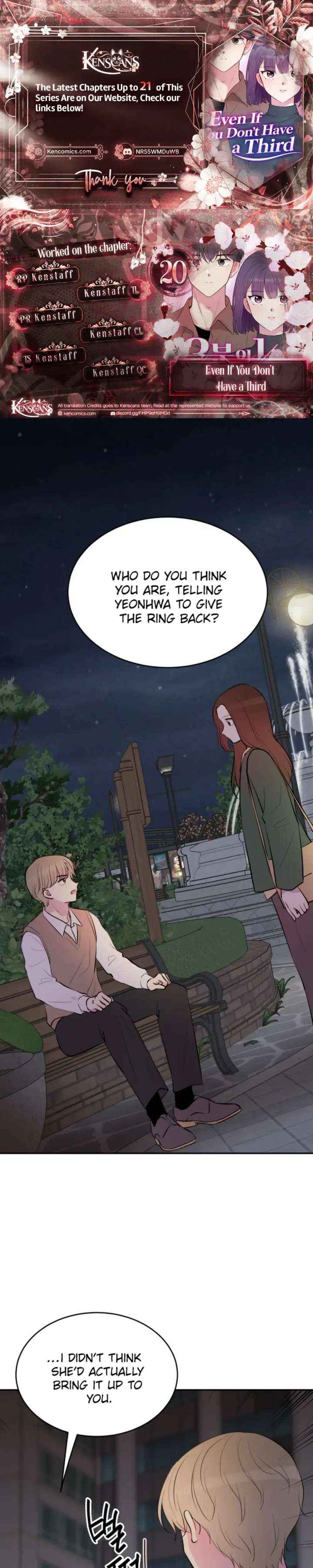 Even If You Don’t Have a Third Chapter 20 page 1 - 