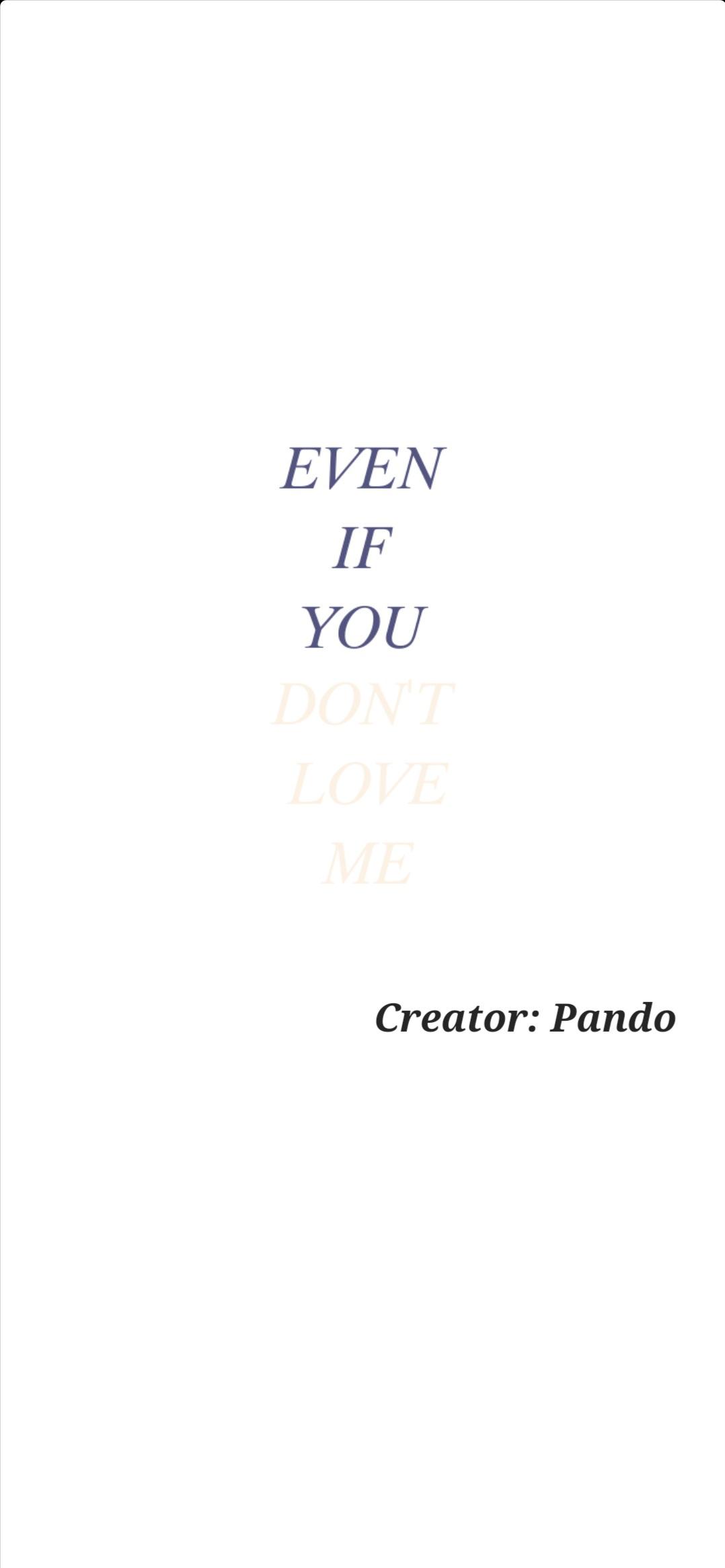 Even If You Don