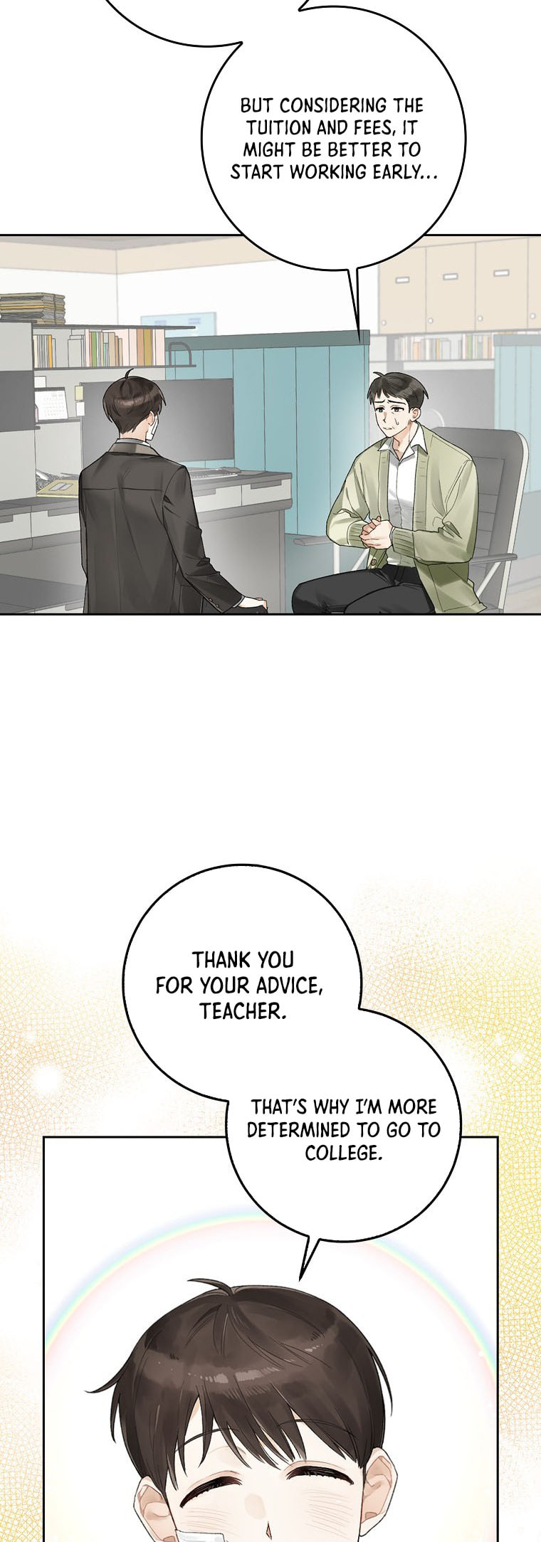 Even Though He