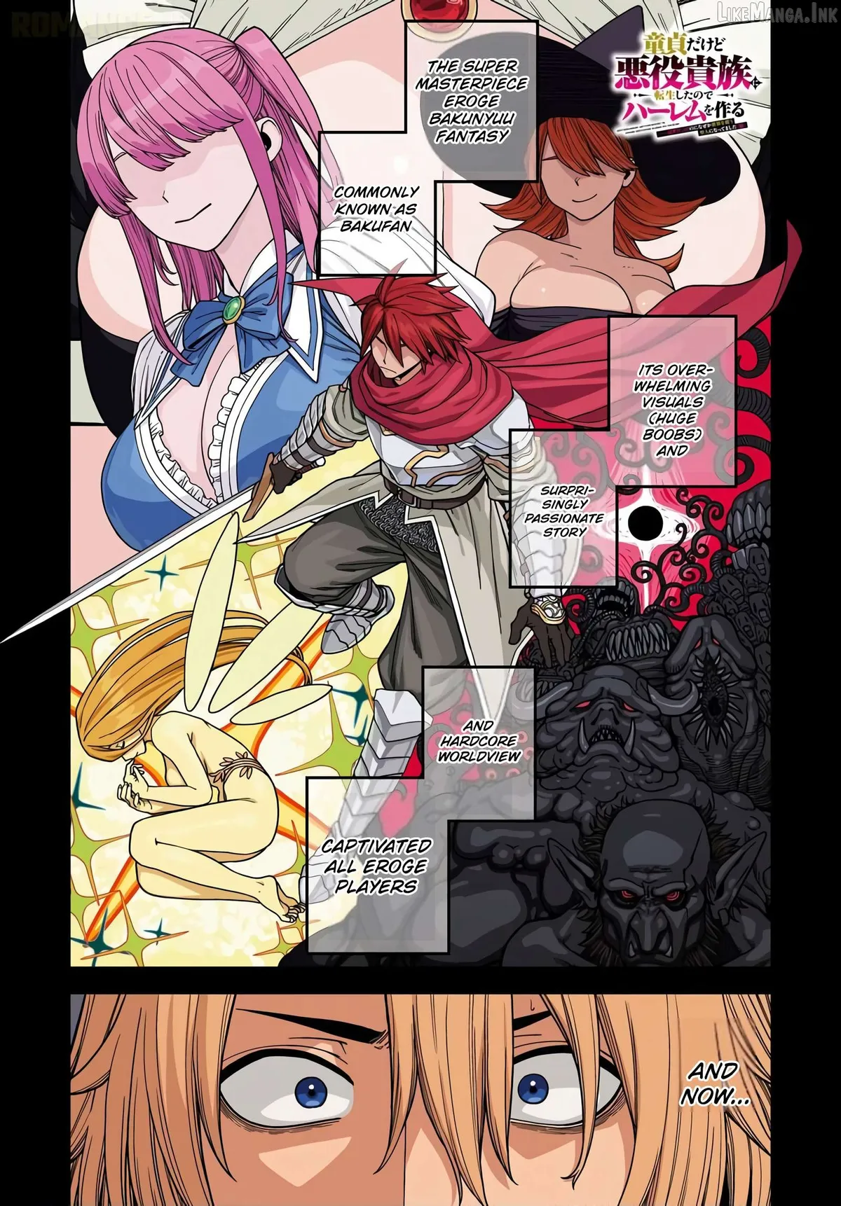 Even Though I Was a Virgin, I Reincarnated as a Villainous Noble, So I Was Supposed to Build a Harem… But Somehow I Ended Up Becoming a Saint Who Saved the World (Sob) Chapter 1 page 2 - 