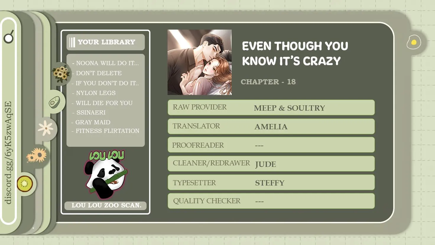 Even though you know it’s crazy Chapter 18 page 133 - 