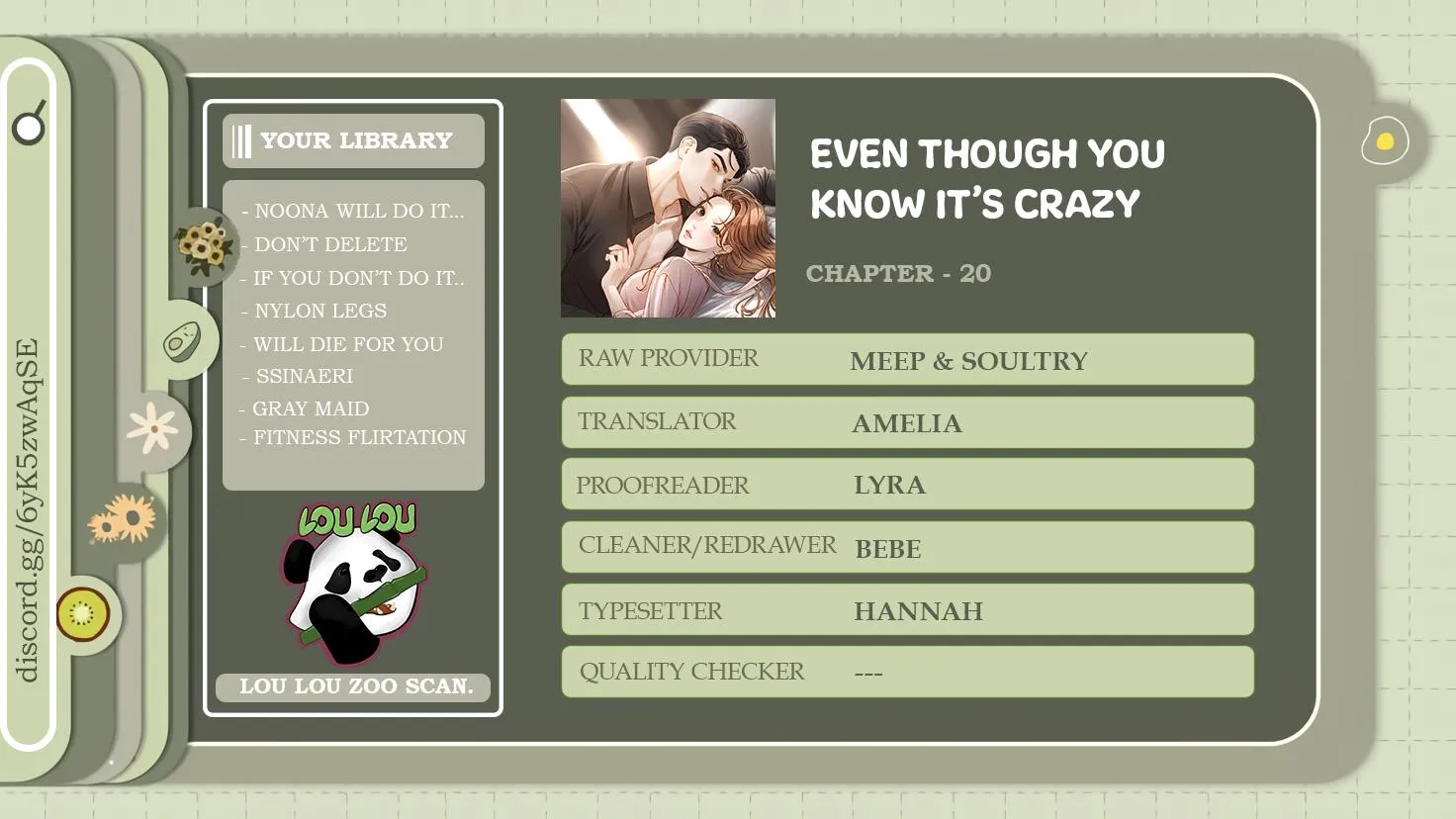 Even though you know it’s crazy Chapter 21 page 122 - 