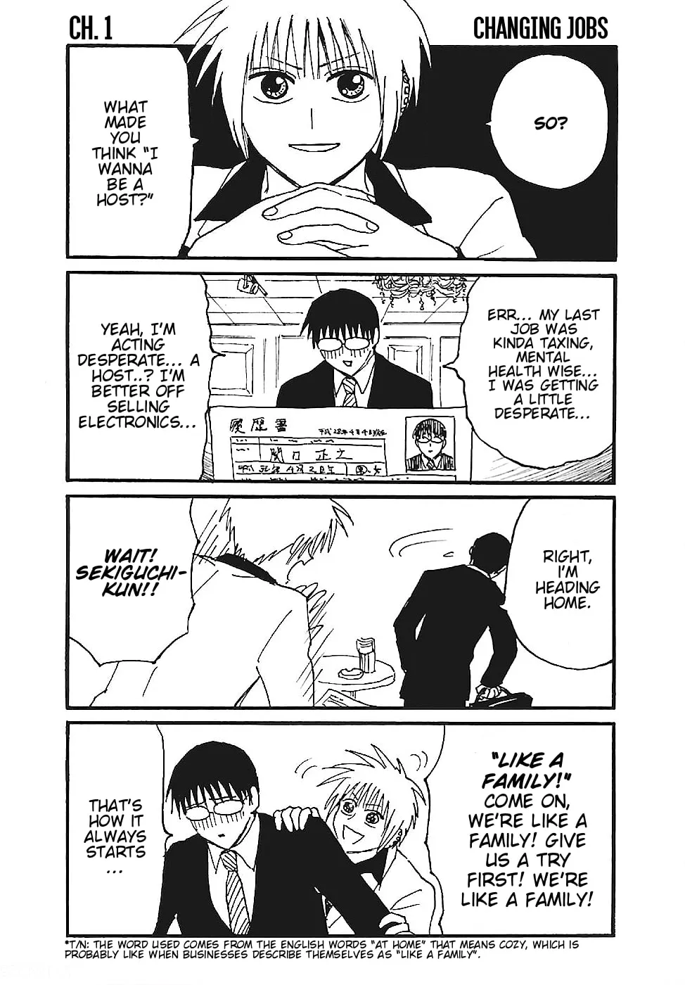 Everyday Host Club Chapter 1 page 1 - 