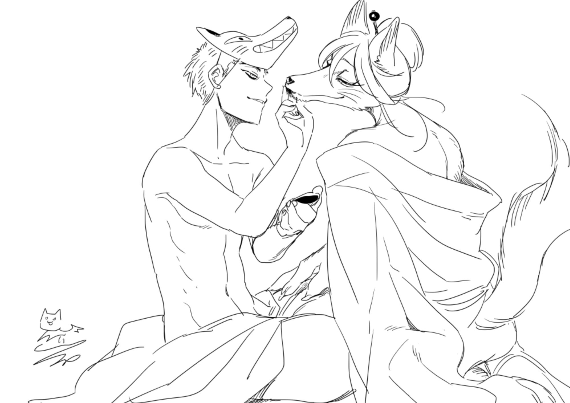 Evil Masked Couple Can