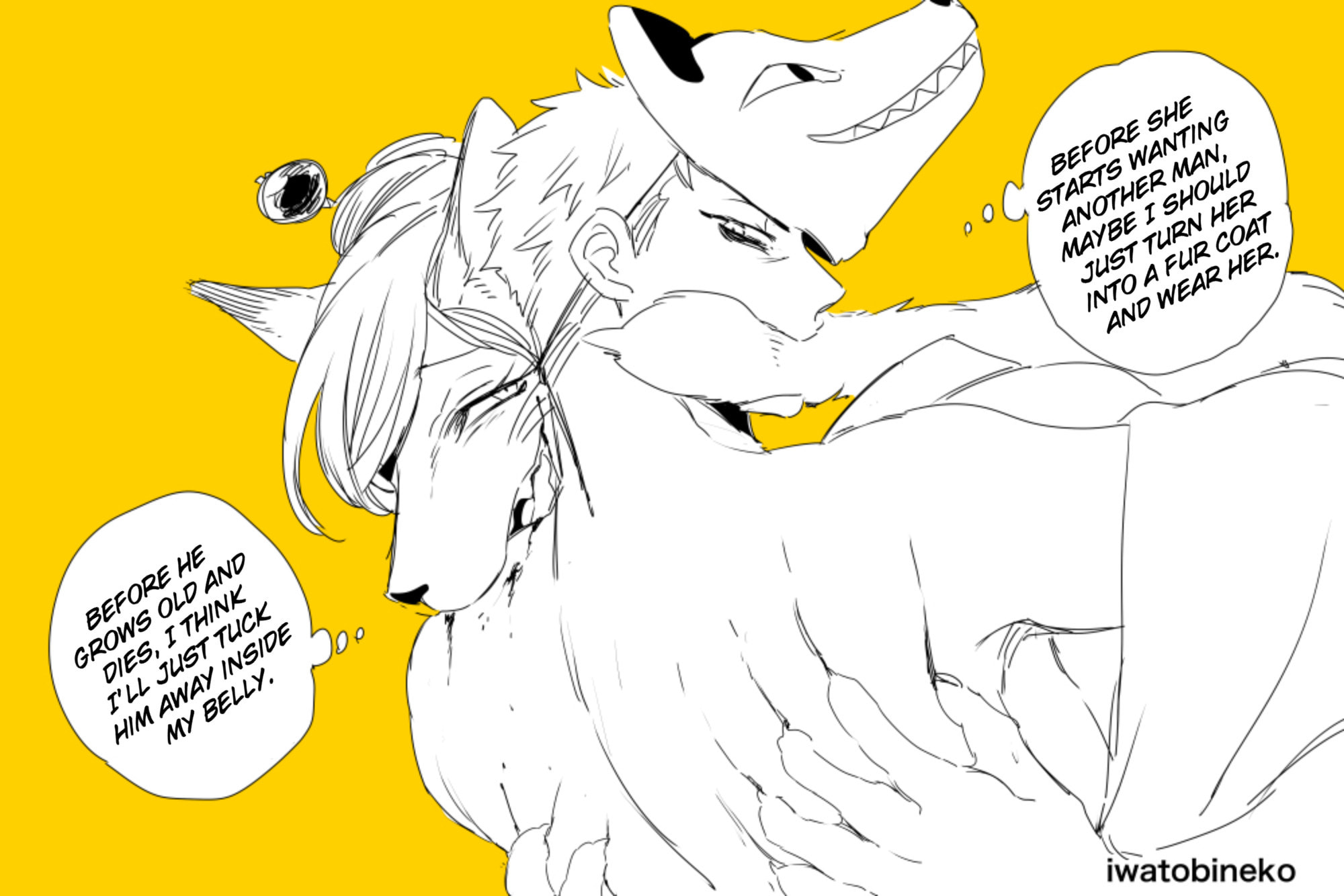 Evil Masked Couple Can