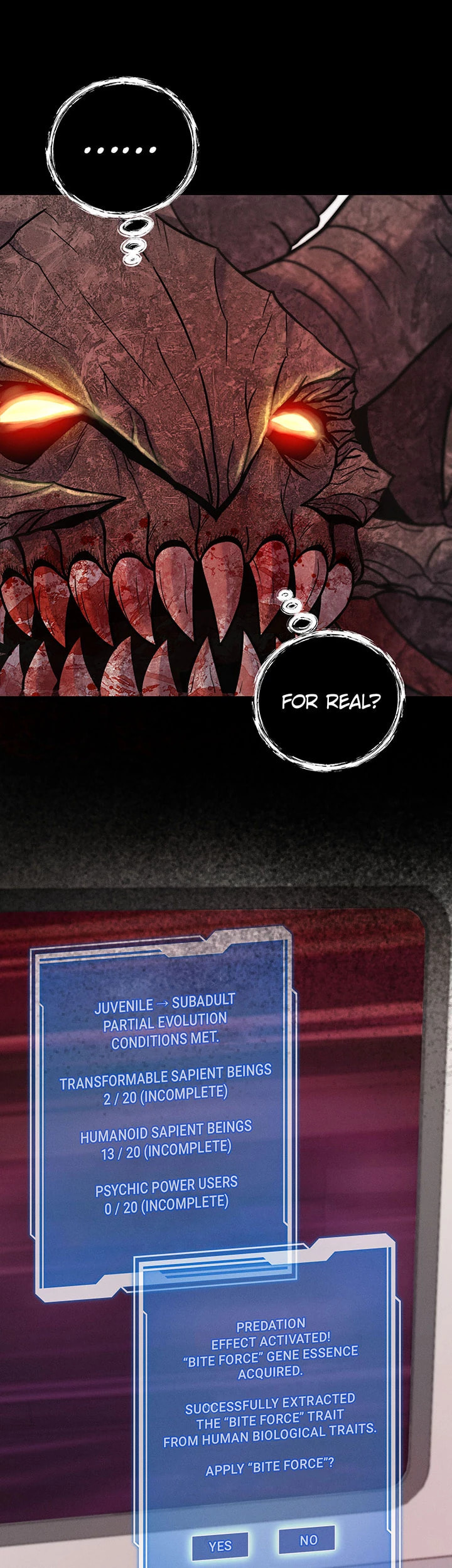 Evolution: Road to Space Monster Chapter 102 page 34 - 