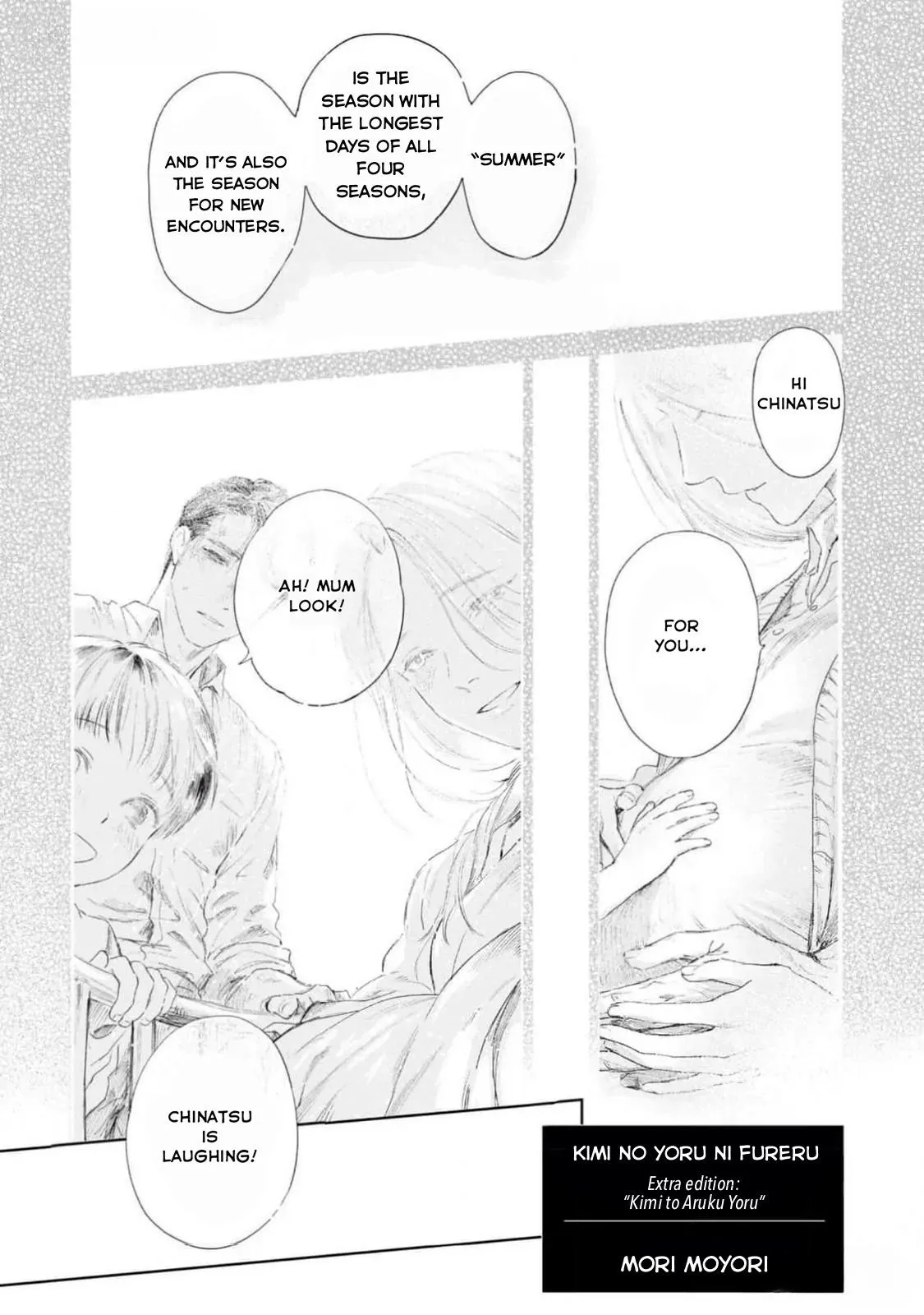 Extra oneshot “Kimi to Aruku Yoru” Chapter 1 page 3 - 