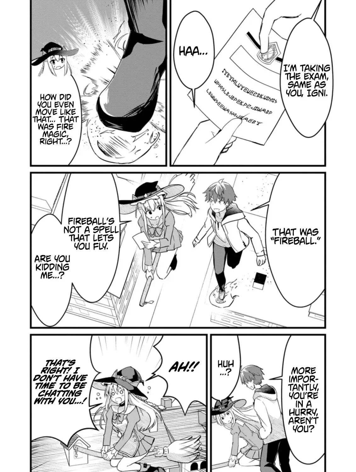 Extreme Flame Wizard: I Can Only Use Fireballs, But I Became the Strongest Because I Wholeheartedly Wanted to be Popular Chapter 2.1 page 12 - 