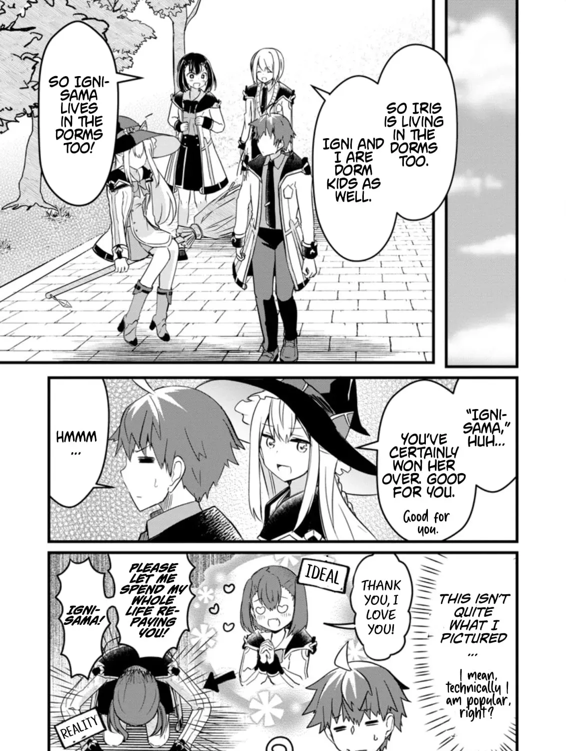 Extreme Flame Wizard: I Can Only Use Fireballs, But I Became the Strongest Because I Wholeheartedly Wanted to be Popular Chapter 3.3 page 14 - 