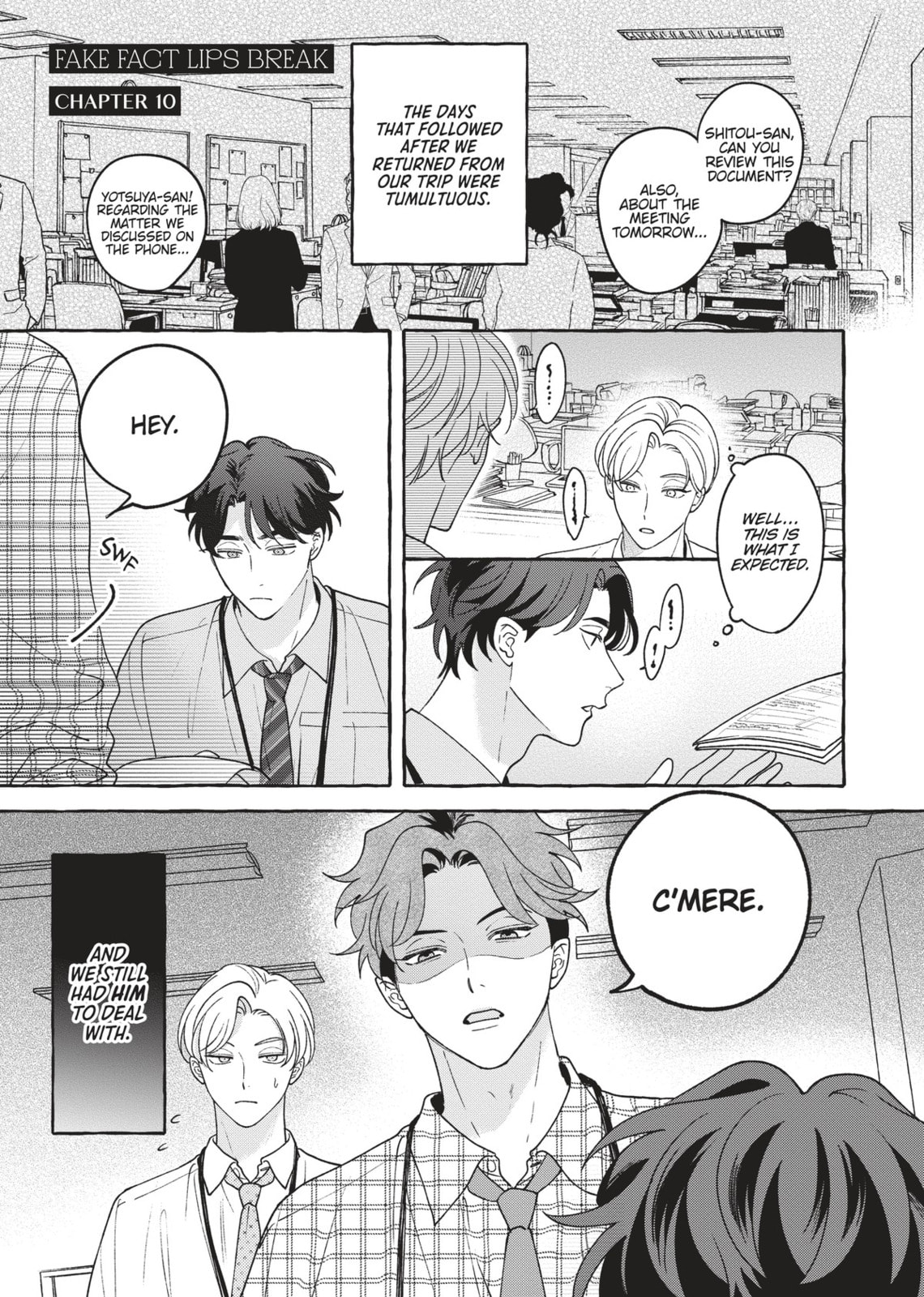 Fake Fact Lips break Chapter 10 page 1 - 