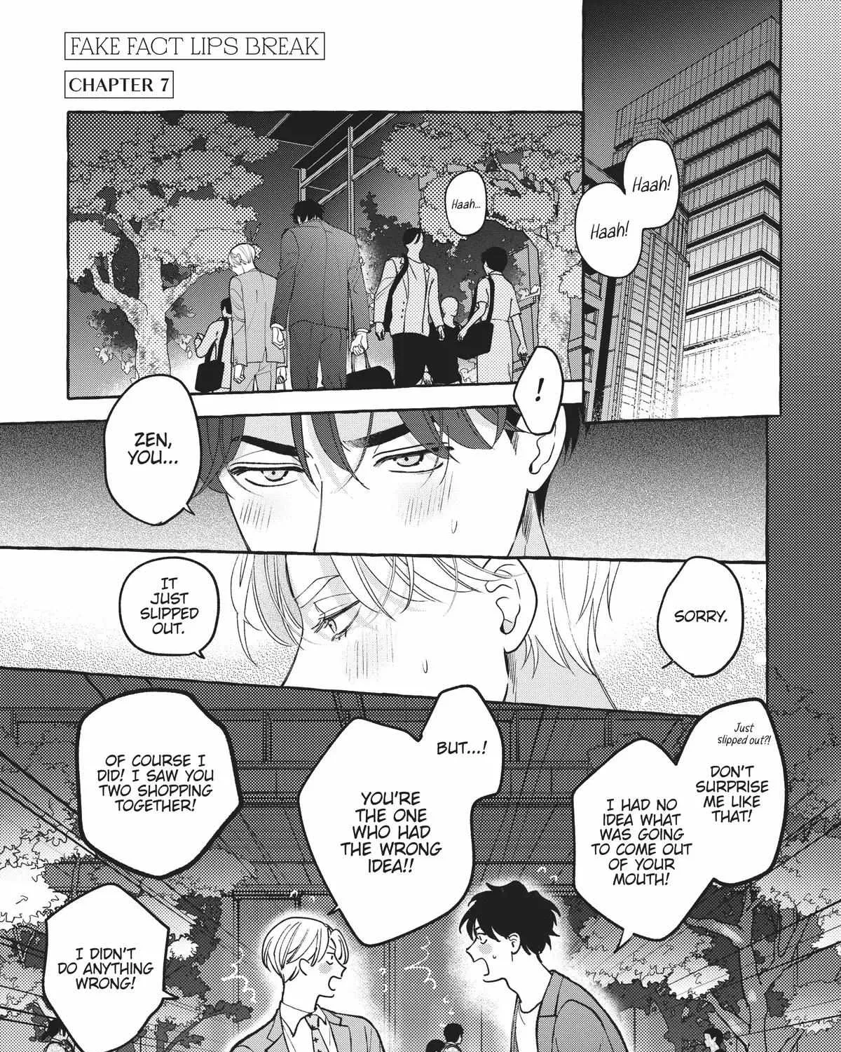 Fake Fact Lips break Chapter 7 page 1 - 