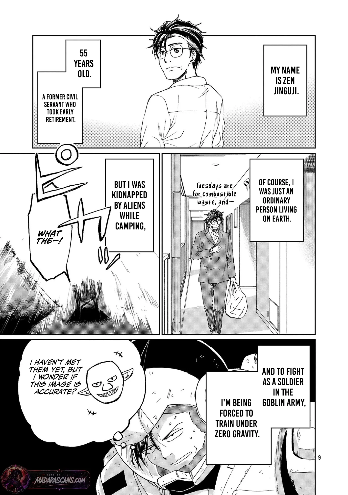 Fantasy Ginga: Nande Uchuu ni Goblin ya Orc ga Irun da Chapter 2.1 page 11 - 