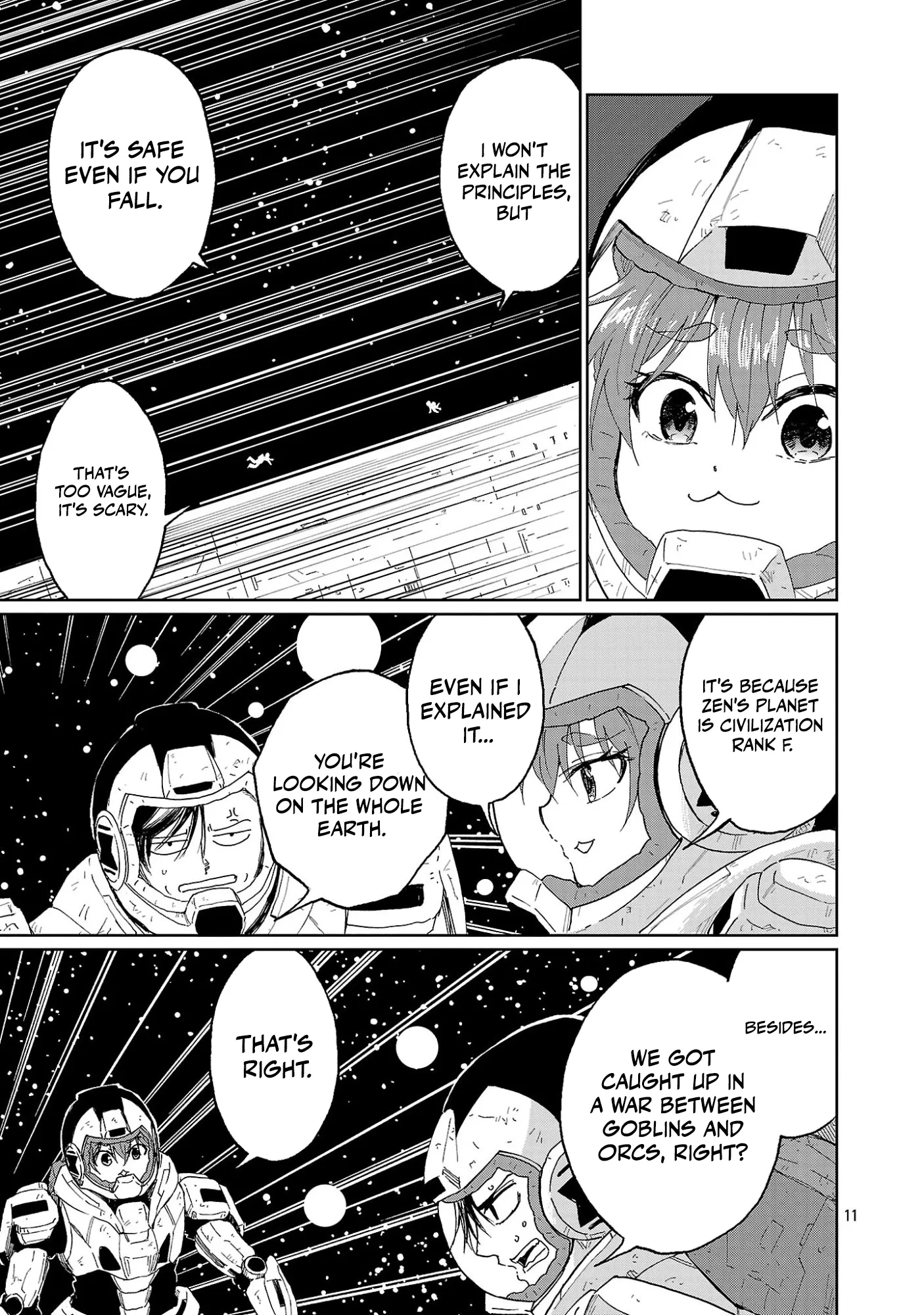 Fantasy Ginga: Nande Uchuu ni Goblin ya Orc ga Irun da Chapter 2.1 page 13 - 