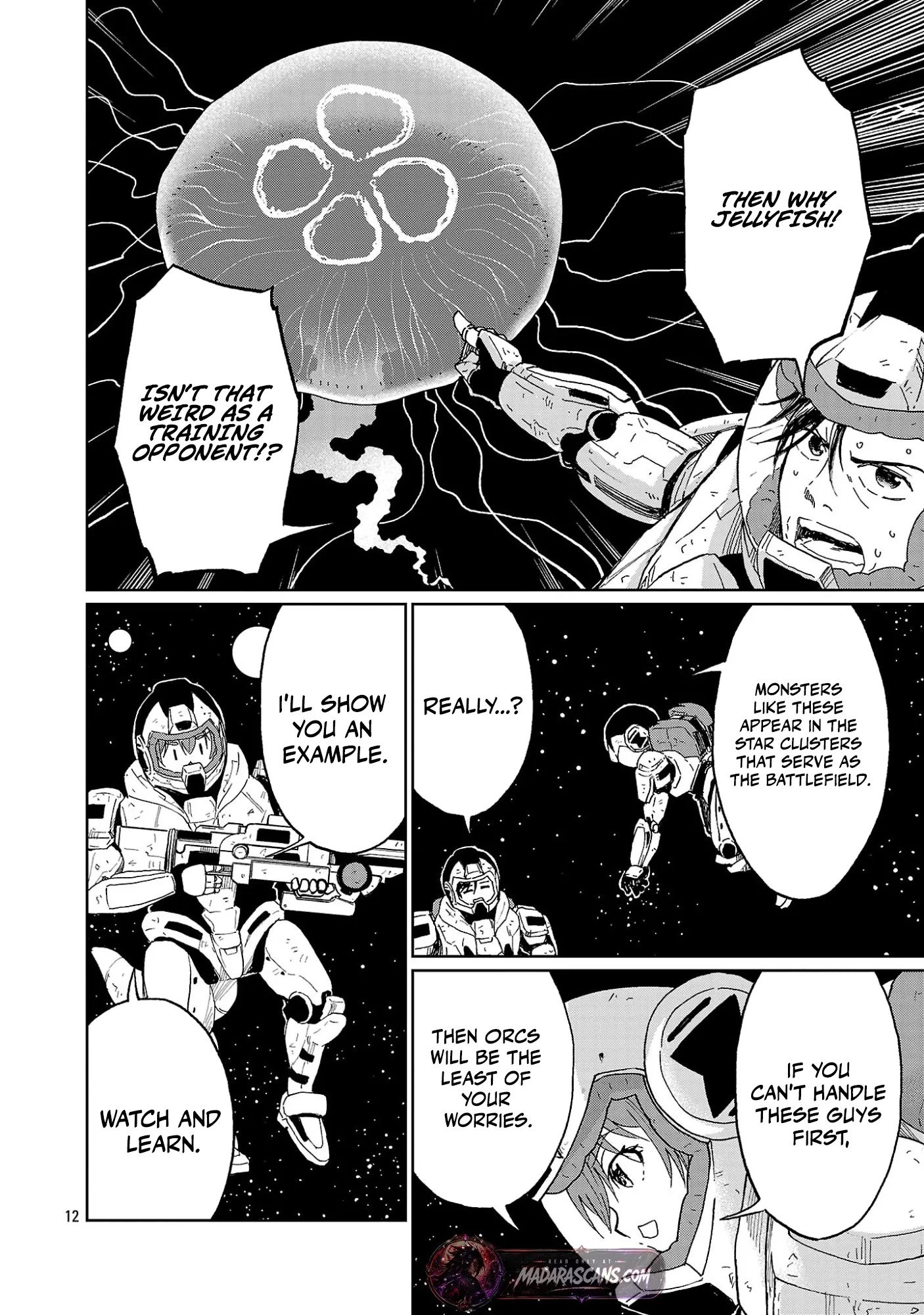 Fantasy Ginga: Nande Uchuu ni Goblin ya Orc ga Irun da Chapter 2.1 page 14 - 