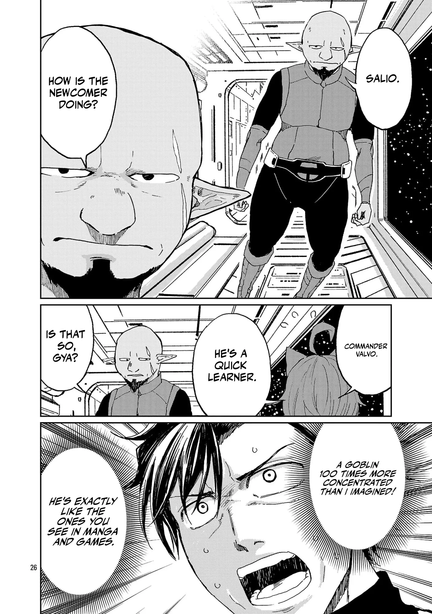 Fantasy Ginga: Nande Uchuu ni Goblin ya Orc ga Irun da Chapter 2.3 page 1 - 