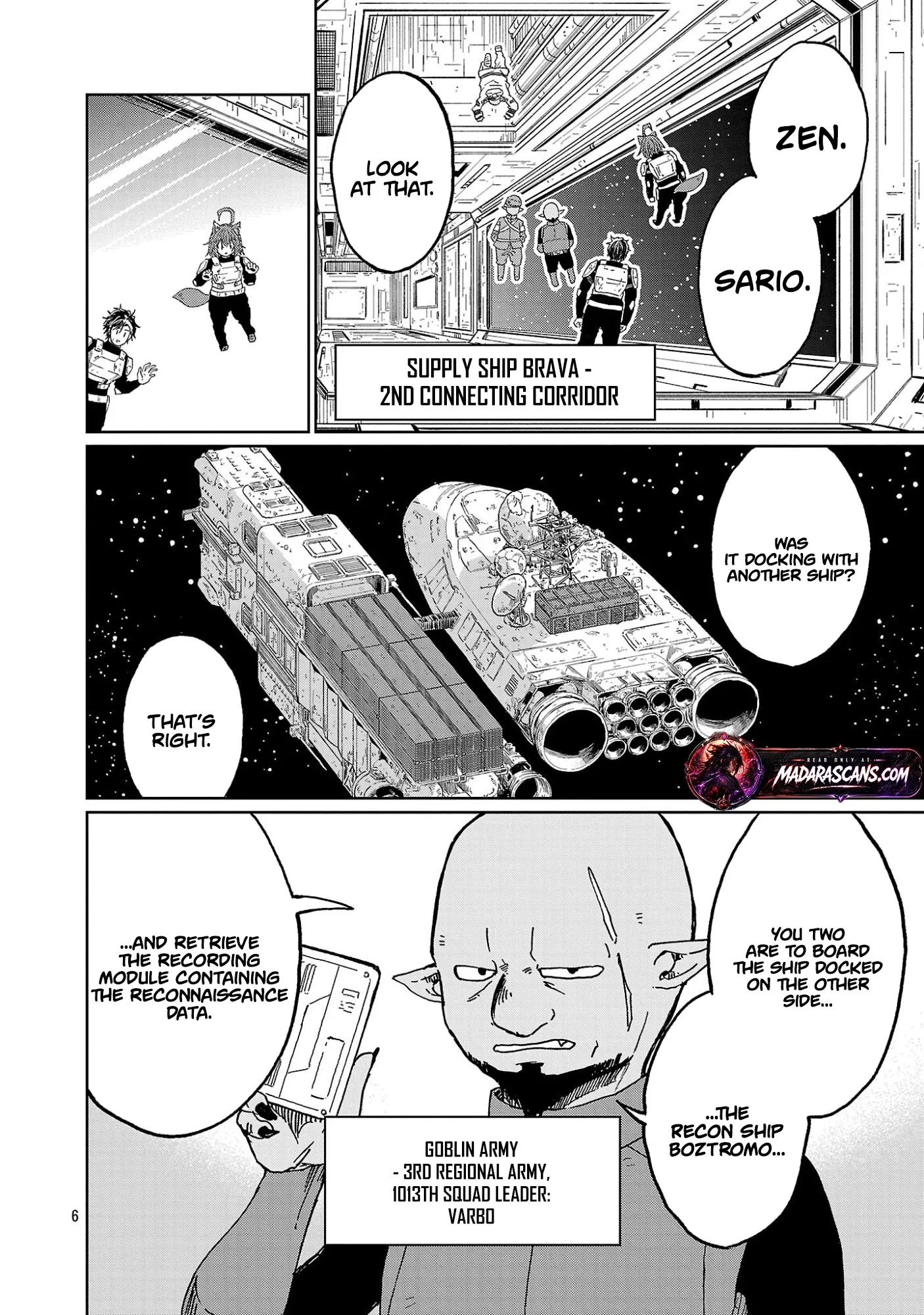 Fantasy Ginga: Nande Uchuu ni Goblin ya Orc ga Irun da Chapter 4.1 page 8 - 