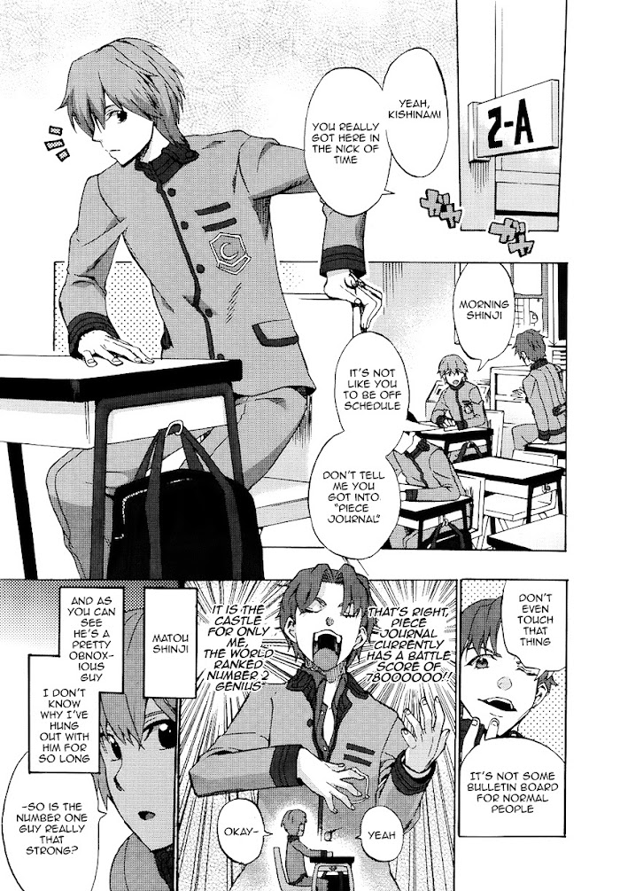 Fate/Extra CCC: Fox Tail Chapter 1 page 4 - 