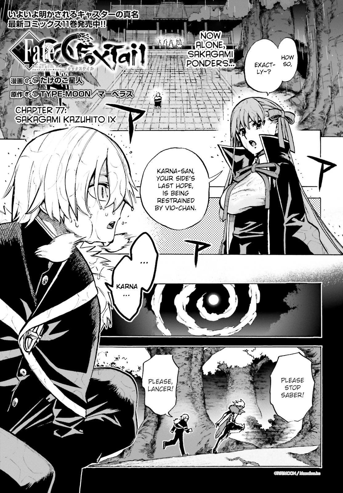 Fate/Extra CCC: Fox Tail Chapter 77 page 1 - 