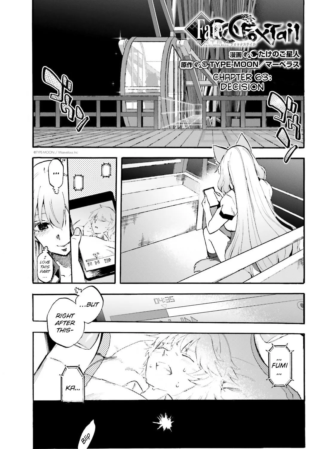 Fate/Extra CCC FoxTail Chapter 63 page 1 - 
