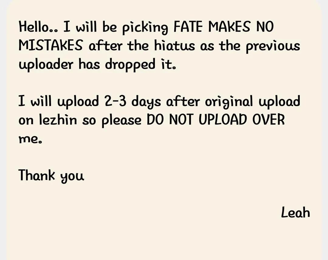 Fate Makes No Mistakes Chapter 74.1 page 2 - 