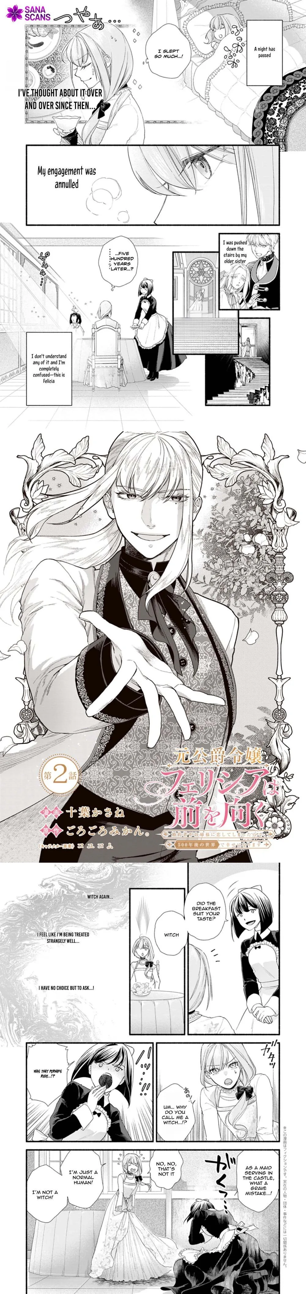 Felicia Moves Forward — Finding Happiness 500 Years Later Chapter 2 page 1 - 