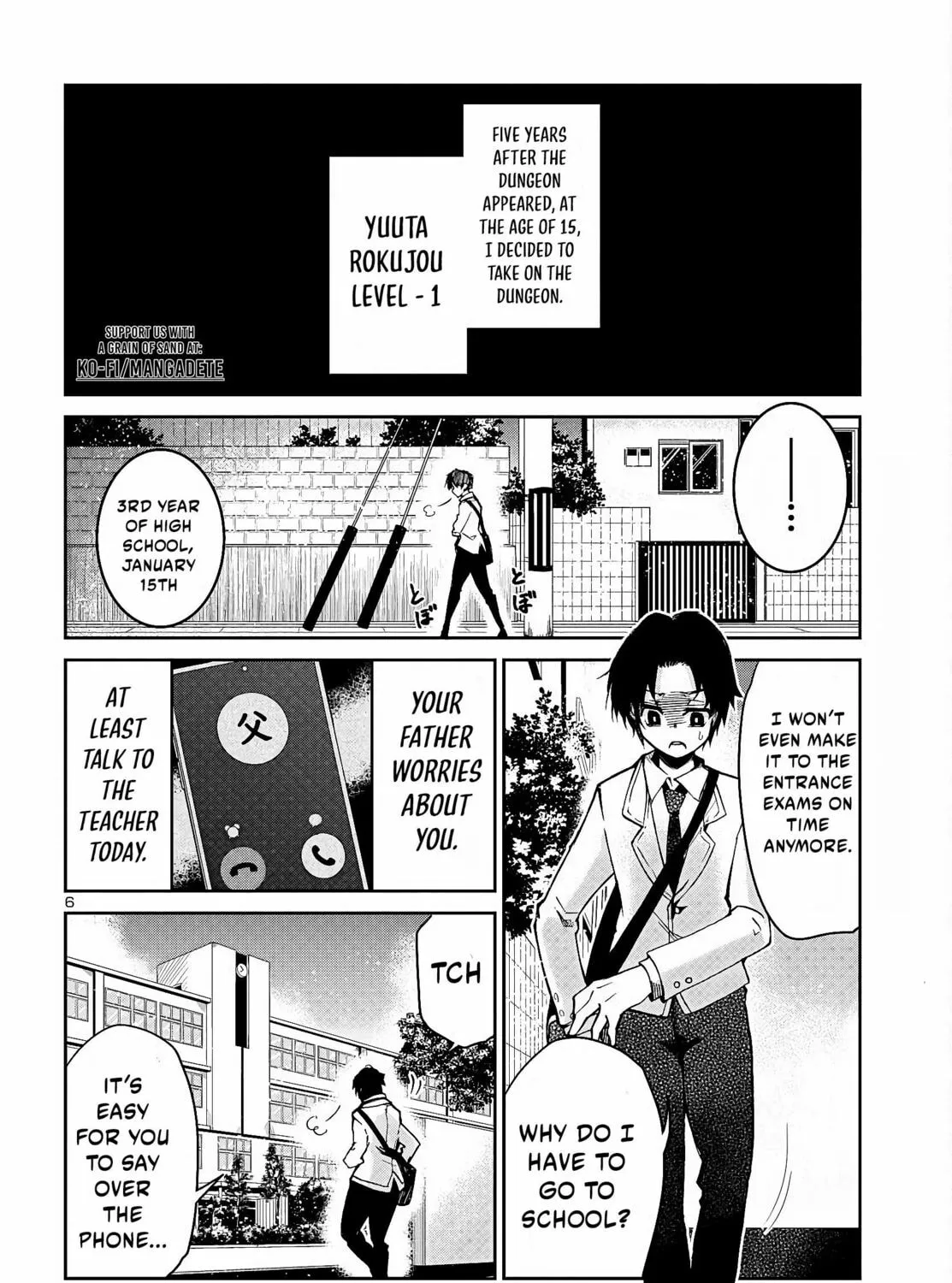 Five Years after the Dungeons Appeared, I Dare to Challenge at the Age of 15. Chapter 1 page 14 - 