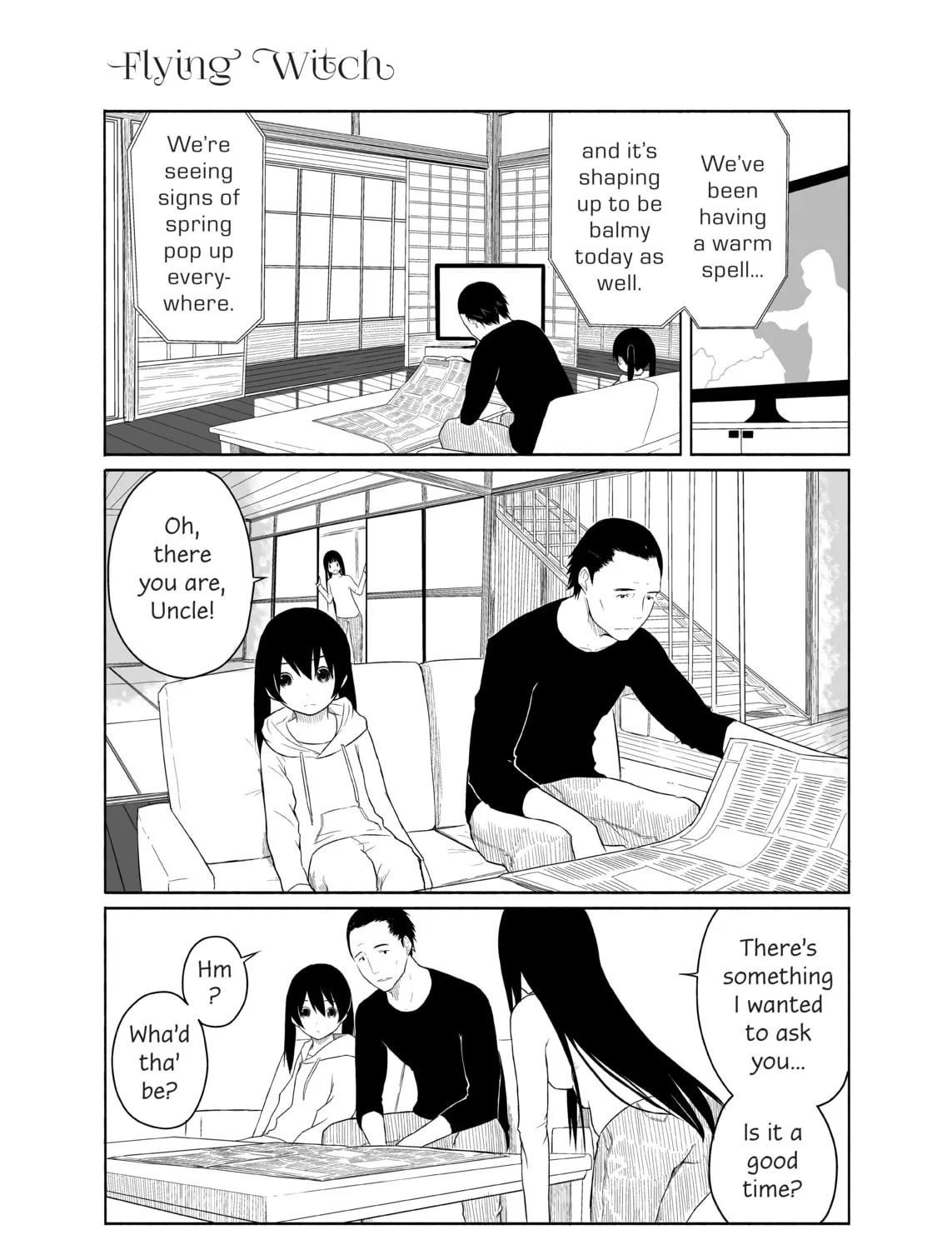 Flying Witch Chapter 3 page 1 - 