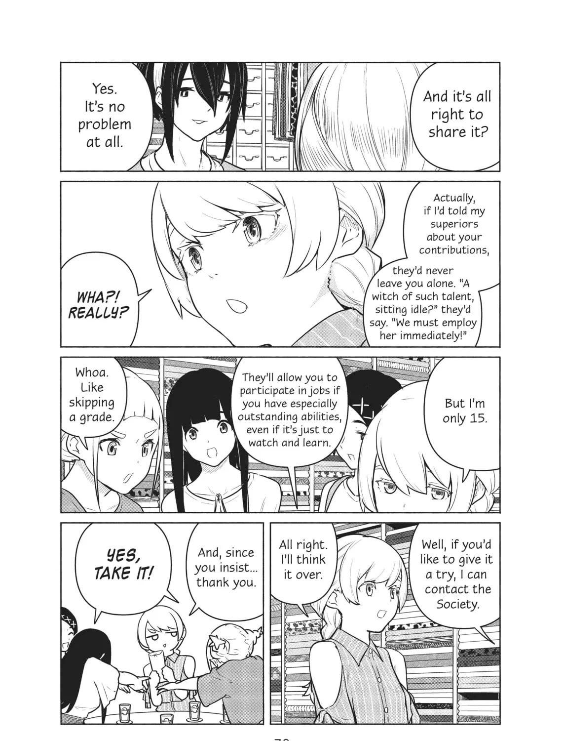Flying Witch Chapter 64 page 21 - 