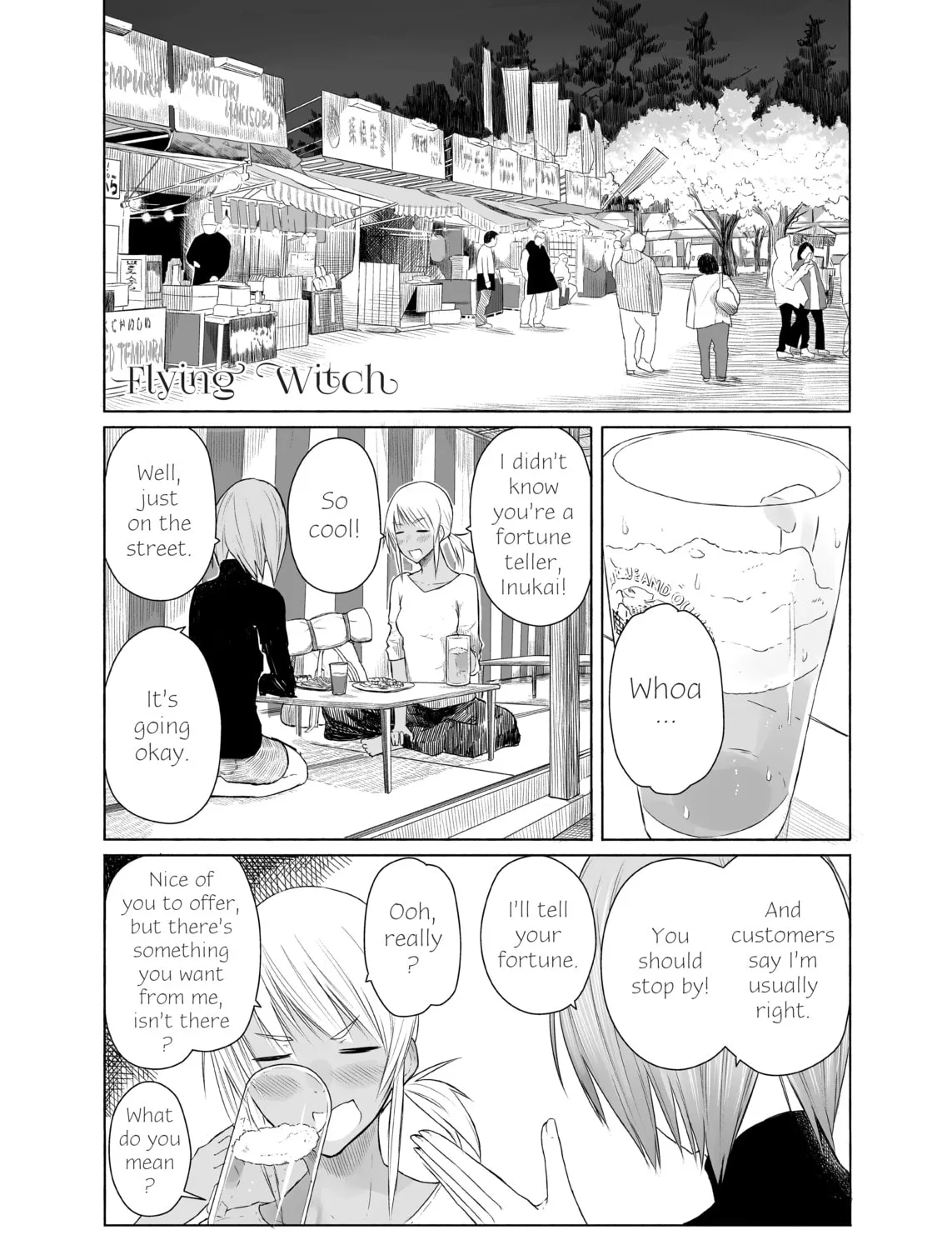 Flying Witch Chapter 8 page 1 - 