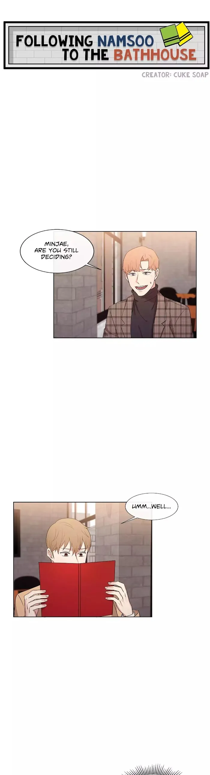 Following Namsoo to the Bathhouse Chapter 30 page 1 - 