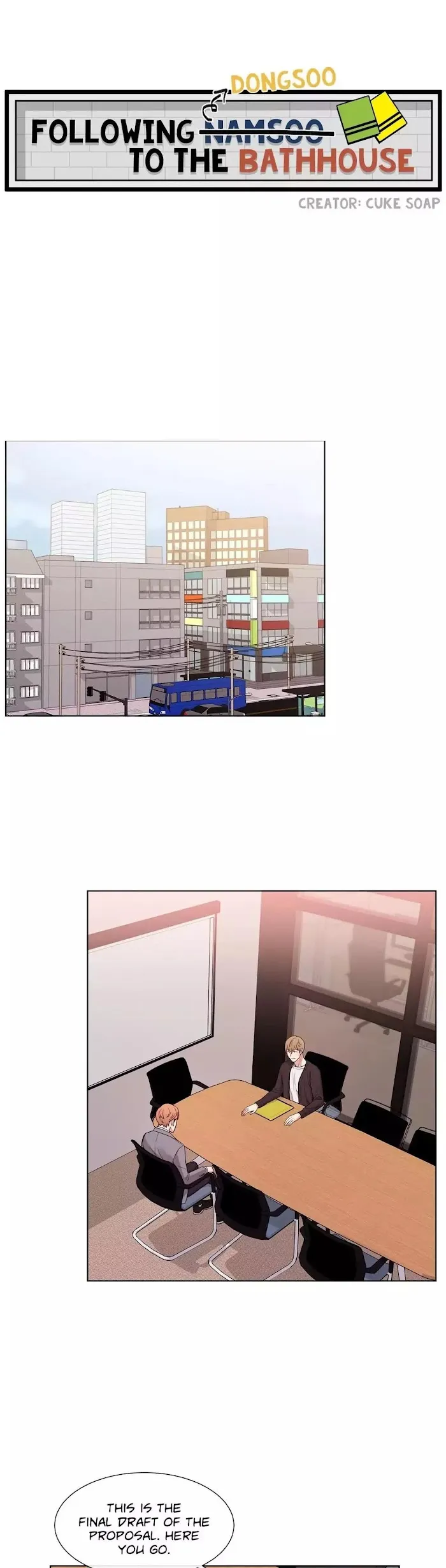 Following Namsoo to the Bathhouse Chapter 38 page 1 - 