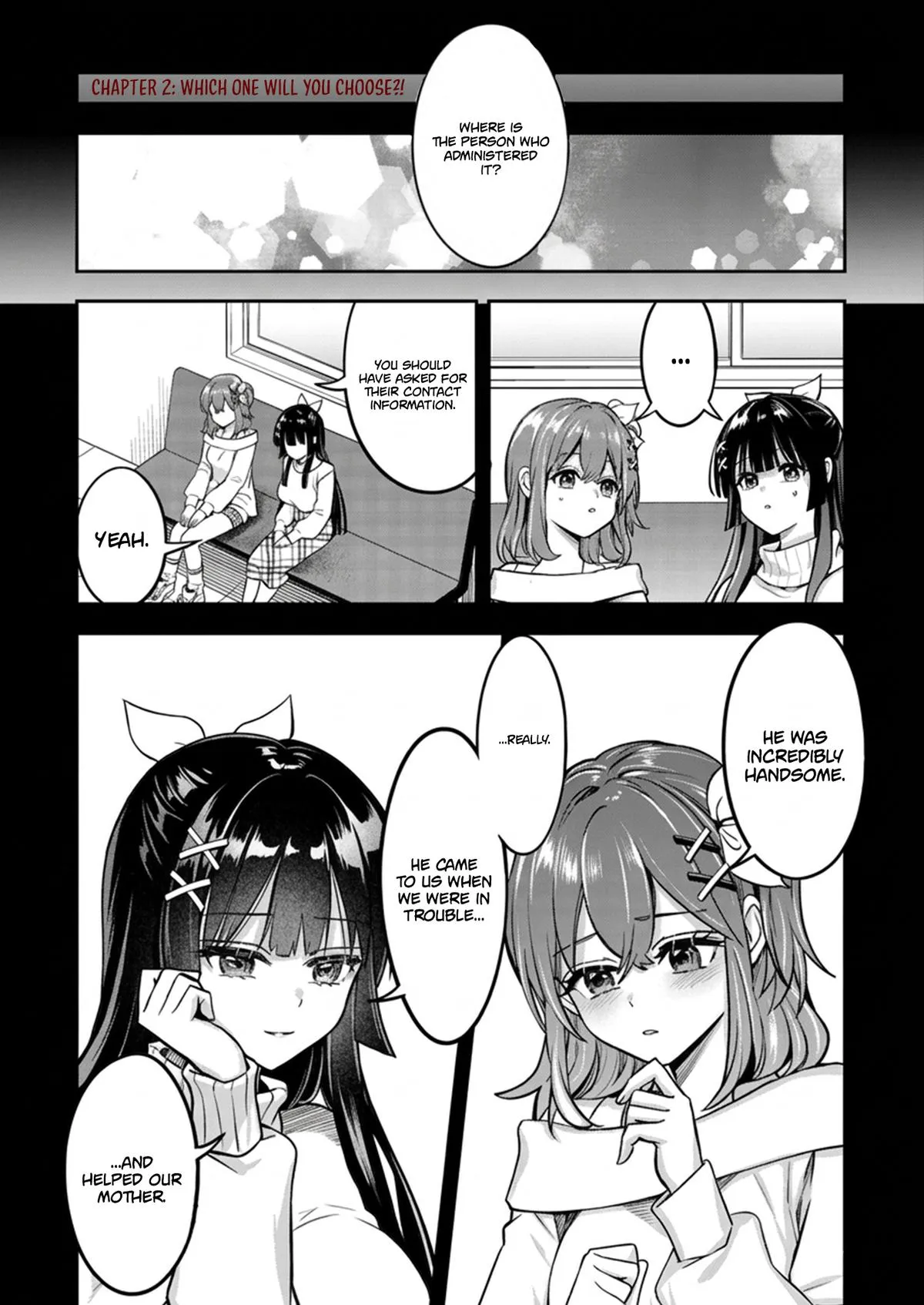 For Saving an Elderly Collapsed Woman, I Got to Date Her Beautiful Twin Daughters Chapter 2.1 page 2 - 