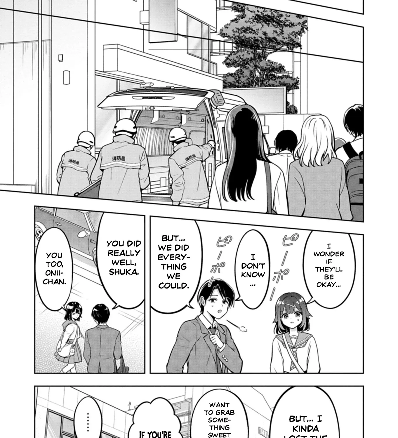 For saving an elderly collapsed women, I got to date her beautiful twin daughters Chapter 1 page 33 - 