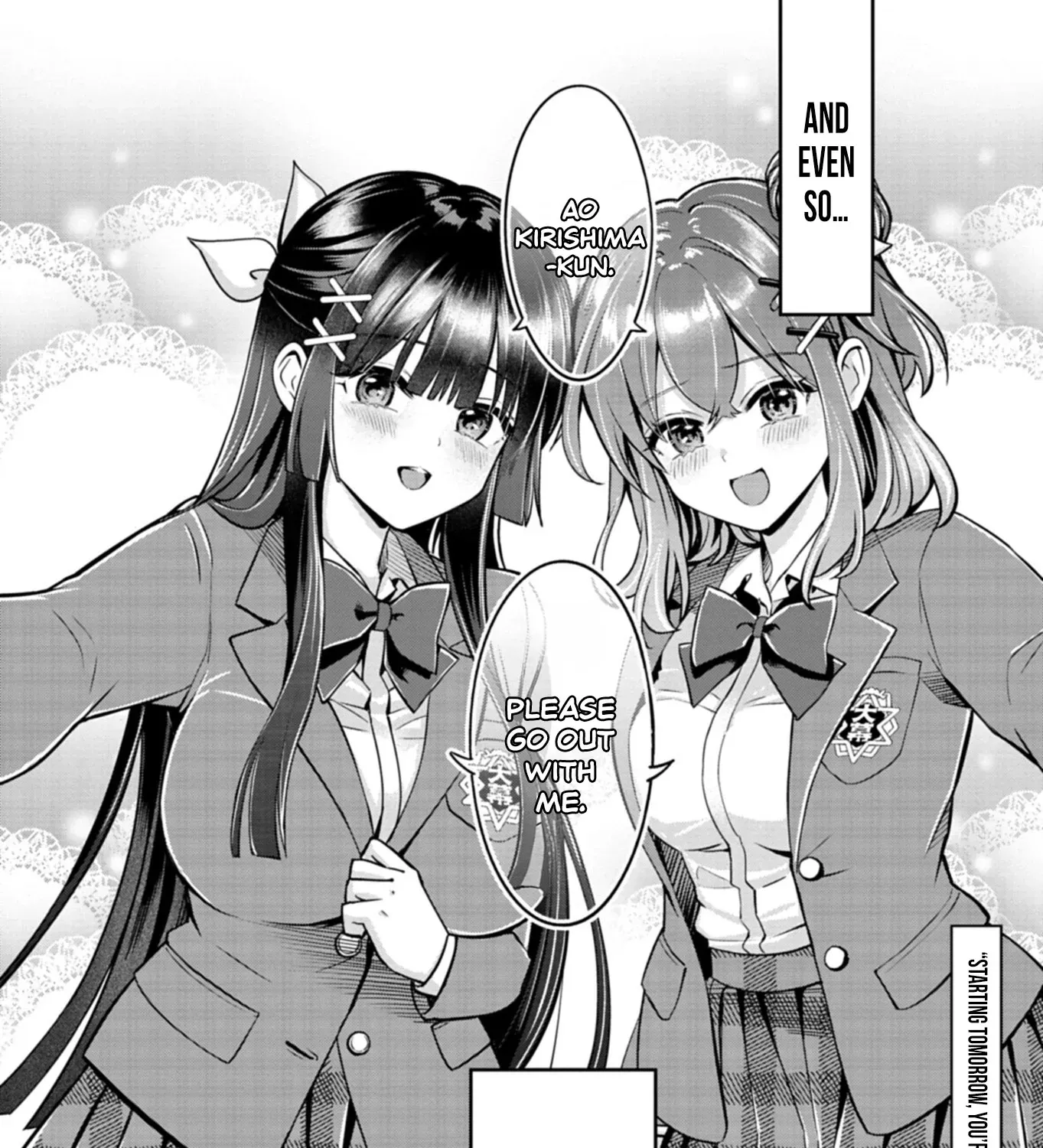 For saving an elderly collapsed women, I got to date her beautiful twin daughters Chapter 1 page 79 - 