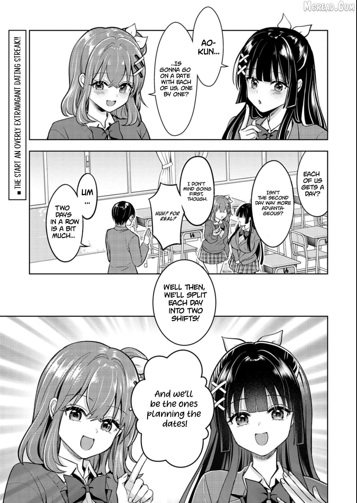 For saving an elderly collapsed women, I got to date her beautiful twin daughters Chapter 3.1 page 2 - 