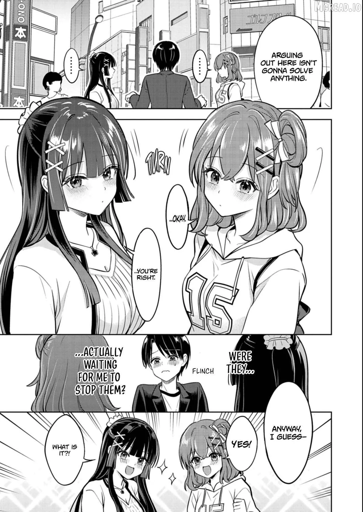 For saving an elderly collapsed women, I got to date her beautiful twin daughters Chapter 4 page 28 - 